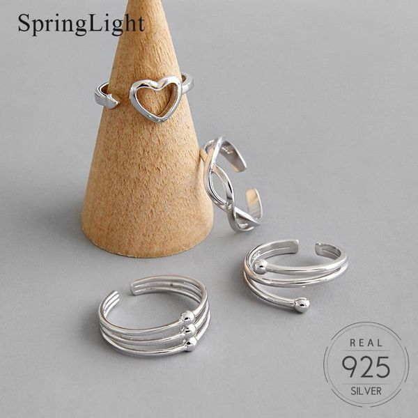 cluster rings springlight unique multi-layer line woven love sleeve open ring real 925 sterling silver handmade fine jewelry for women, Golden;silver
cluster rings springlight unique multi-layer line woven love sleeve open ring real 925 sterling silver handmade fine jewelry for women, Golden;silver