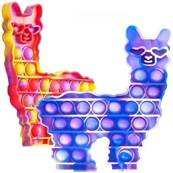 llama alpaca shape push bubble tie dye fidget poo-its finger puzzle silicone squeezy cartoon animal toys stress relief game kids babay toy c
llama alpaca shape push bubble tie dye fidget poo-its finger puzzle silicone squeezy cartoon animal toys stress relief game kids babay toy c