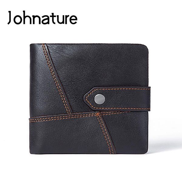 wallets johnature genuine leather short men wallet 2021 leisure retro hasp solid color cowhide small multi-card fashion purse, Red;black
wallets johnature genuine leather short men wallet 2021 leisure retro hasp solid color cowhide small multi-card fashion purse, Red;black