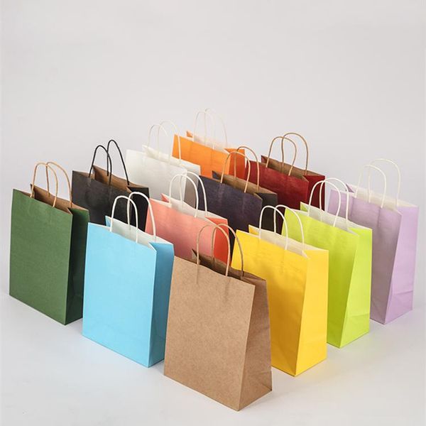 gift wrap 40pcs/lot kraft paper bags with handles packing for wedding baby birthday christmas party packaging 21x15x8cm
gift wrap 40pcs/lot kraft paper bags with handles packing for wedding baby birthday christmas party packaging 21x15x8cm