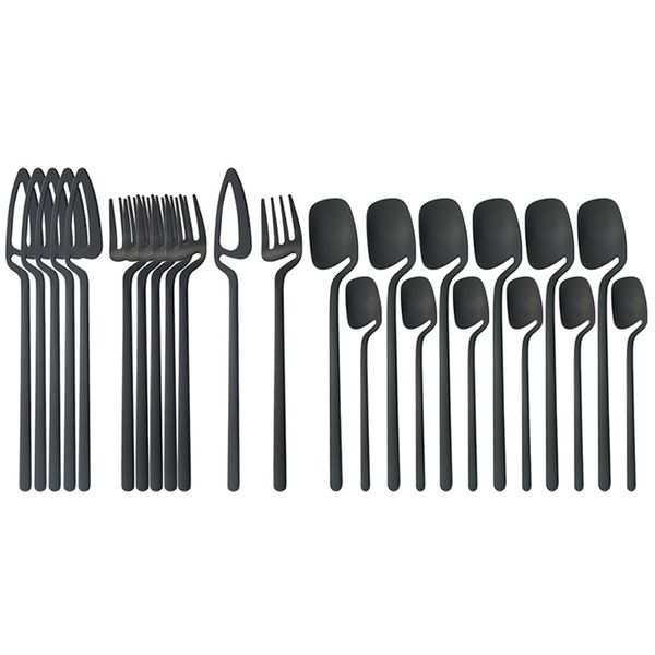 24pcs matte colorful cutlery set 18/10 stainless steel dinnerware flatware knife fork tea spoon dinner silverware home kitchen tableware set
24pcs matte colorful cutlery set 18/10 stainless steel dinnerware flatware knife fork tea spoon dinner silverware home kitchen tableware set