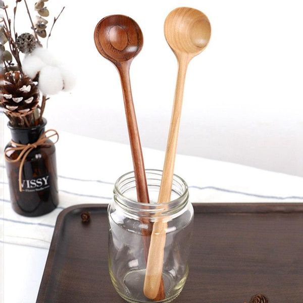 spoons japanese style wooden spoon long handle coffee stirring rod tea dessert mixing soup kitchen cooking flatware
spoons japanese style wooden spoon long handle coffee stirring rod tea dessert mixing soup kitchen cooking flatware