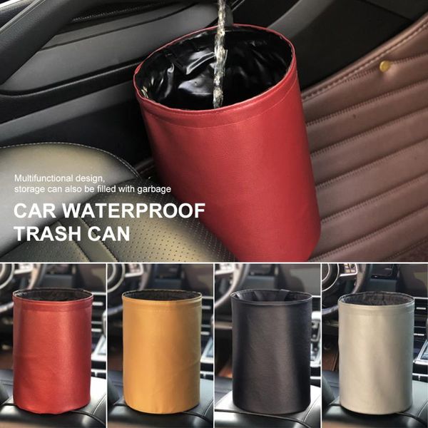 other interior accessories foldable car trash can waterproof leather leak-proof bucket hanging bin multifunctional acessories
other interior accessories foldable car trash can waterproof leather leak-proof bucket hanging bin multifunctional acessories