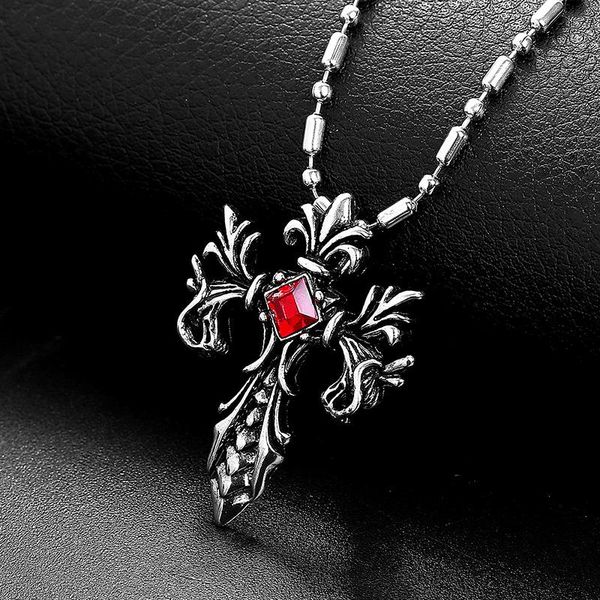 pendant necklaces men's titanium steel necklace wholesale cross personality patterns, Silver
pendant necklaces men's titanium steel necklace wholesale cross personality patterns, Silver