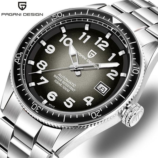 wristwatches 2021 pagani design mechanical watches for men luxury automatic watch waterproof steel business relogio masculino, Slivery;brown
wristwatches 2021 pagani design mechanical watches for men luxury automatic watch waterproof steel business relogio masculino, Slivery;brown