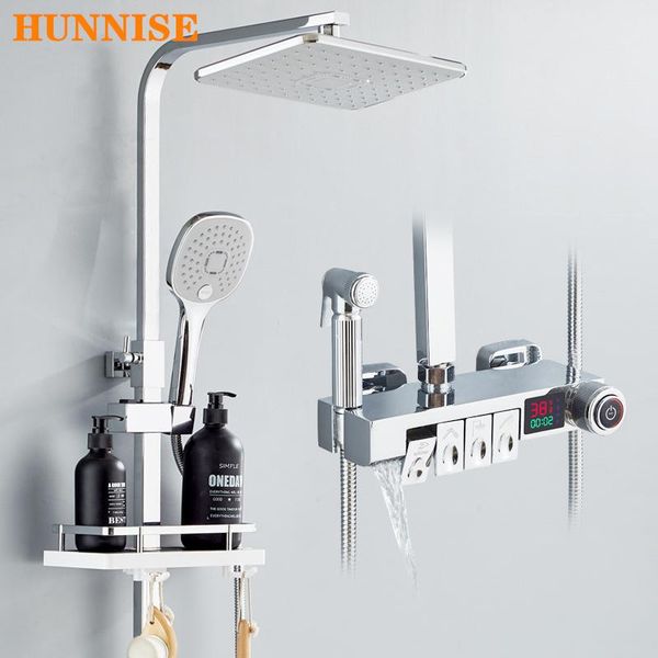 bathroom shower sets press handle piano thermostatic set quality brass waterfall bath mixer faucets led chrome digital system
bathroom shower sets press handle piano thermostatic set quality brass waterfall bath mixer faucets led chrome digital system