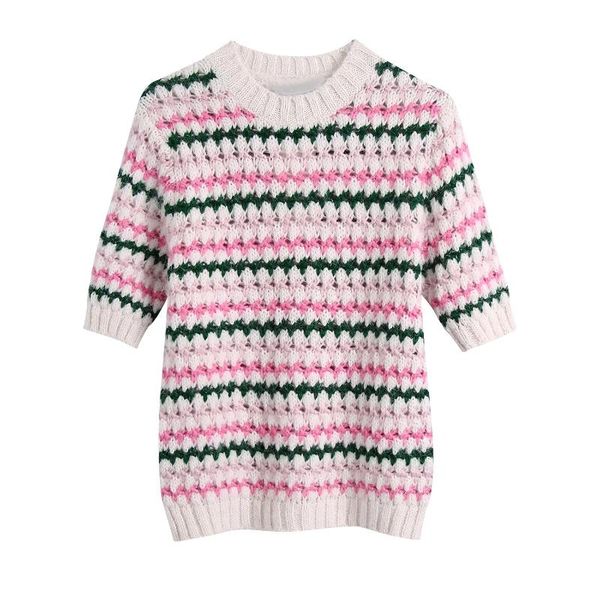 women's sweaters vintage striped half sleeve women autumn sweater o-neck fashion stylish knitted pullover high street chic female, White;black
women's sweaters vintage striped half sleeve women autumn sweater o-neck fashion stylish knitted pullover high street chic female, White;black