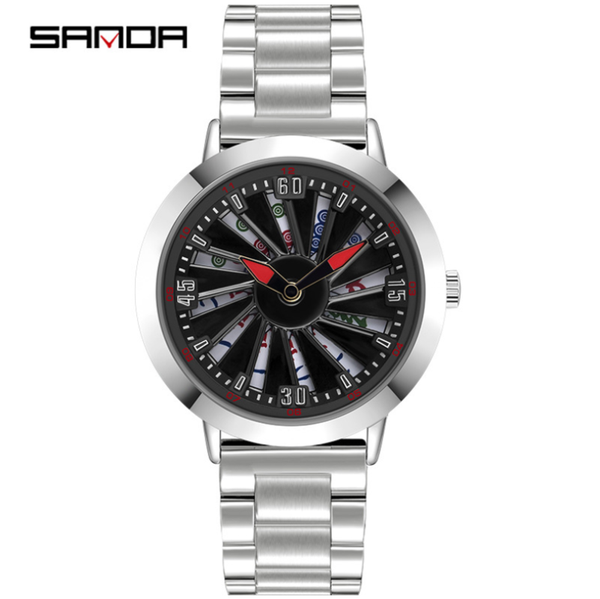 wristwatches sanda mens watch rotating dial mahjong hollow steel watchband fashion personality creative water resistant watches reloj hombre, Slivery;brown
wristwatches sanda mens watch rotating dial mahjong hollow steel watchband fashion personality creative water resistant watches reloj hombre, Slivery;brown