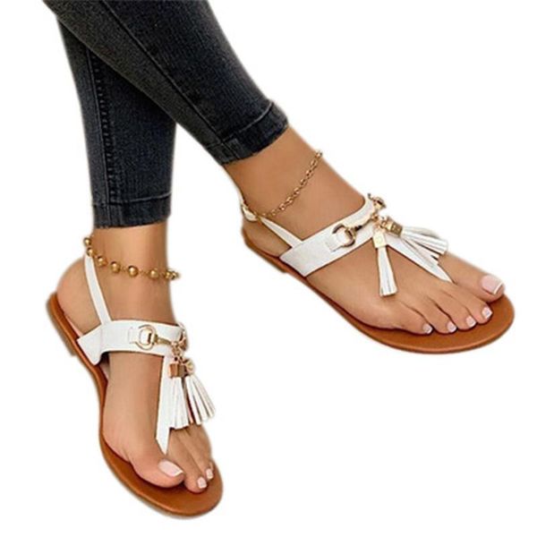 woman flip flop sandals female clip foot shoes ladies rome flat women's tassel metal decor fashion women footwear plus size 2021, Black
woman flip flop sandals female clip foot shoes ladies rome flat women's tassel metal decor fashion women footwear plus size 2021, Black