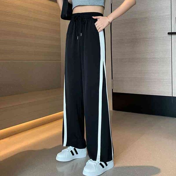 vintage casual pants women elastic waist loose pants korean harajuku high waist trousers summer autumn black wide leg, Black;white
vintage casual pants women elastic waist loose pants korean harajuku high waist trousers summer autumn black wide leg, Black;white