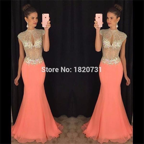 party dresses 2021 stunning high neck crystals beading see through prom cap sleeve mermaid long chiffon gowns, White;black
party dresses 2021 stunning high neck crystals beading see through prom cap sleeve mermaid long chiffon gowns, White;black