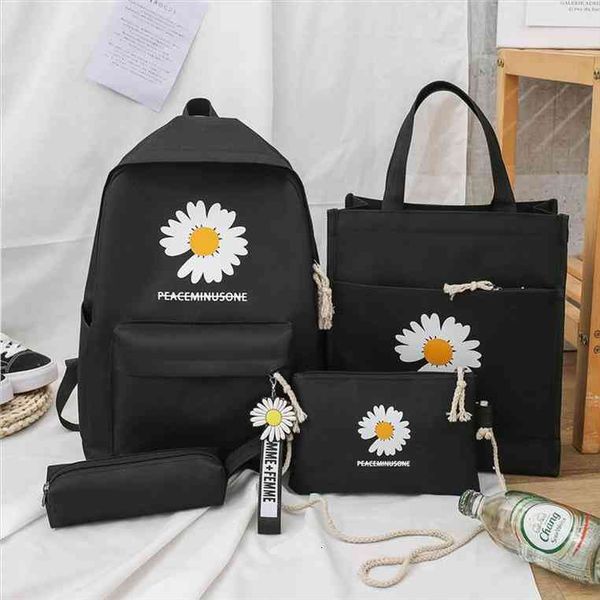 student bag foreign trade four piece set double back versatile little daisy shoulder female
student bag foreign trade four piece set double back versatile little daisy shoulder female