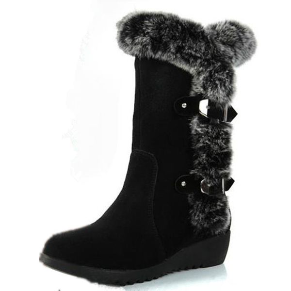 2020 new women boots autumn flock winter ladies fashion snow boots shoes thigh high suede mid-calf boots big size 35-42, Black
2020 new women boots autumn flock winter ladies fashion snow boots shoes thigh high suede mid-calf boots big size 35-42, Black