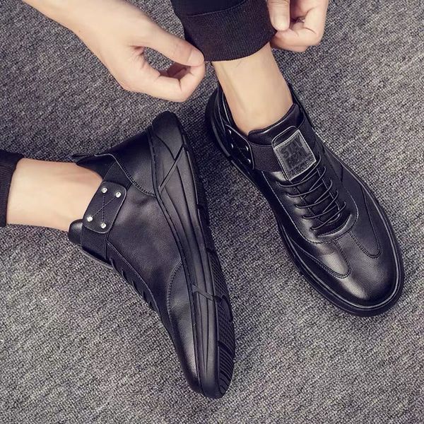 autumn men's shoes trend british busins drs casual versatile black work 
autumn men's shoes trend british busins drs casual versatile black work