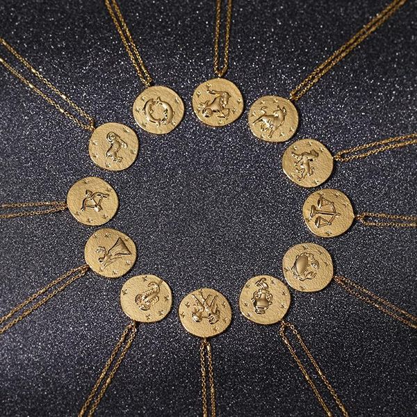 chains retro women necklace 2021 vintage 12constellations coins gold chain for charm lady personality choker gift luxury jewelry, Silver
chains retro women necklace 2021 vintage 12constellations coins gold chain for charm lady personality choker gift luxury jewelry, Silver