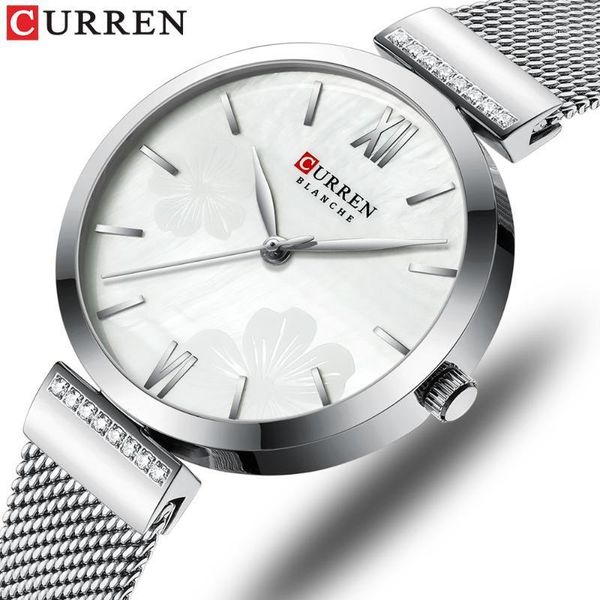 wristwatches curren 2021 fashion casual mesh belt quartz gold watch womens date waterproof clock relogio masculino, Slivery;brown
wristwatches curren 2021 fashion casual mesh belt quartz gold watch womens date waterproof clock relogio masculino, Slivery;brown