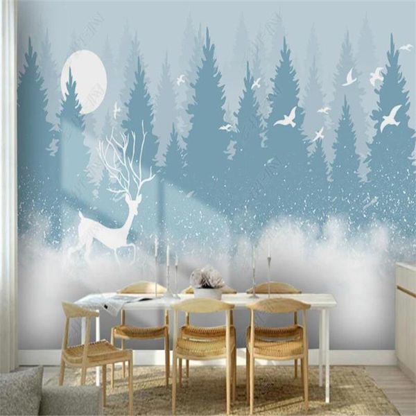 wallpapers custom size nordic hand-painted 3d po wall paper forest elk bird children's room murals kids home decor
wallpapers custom size nordic hand-painted 3d po wall paper forest elk bird children's room murals kids home decor