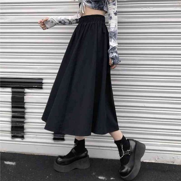 japan style solid women skirts summer elastic waist a-line knee-length casual female skirts clothing oversize 5xl, Black
japan style solid women skirts summer elastic waist a-line knee-length casual female skirts clothing oversize 5xl, Black