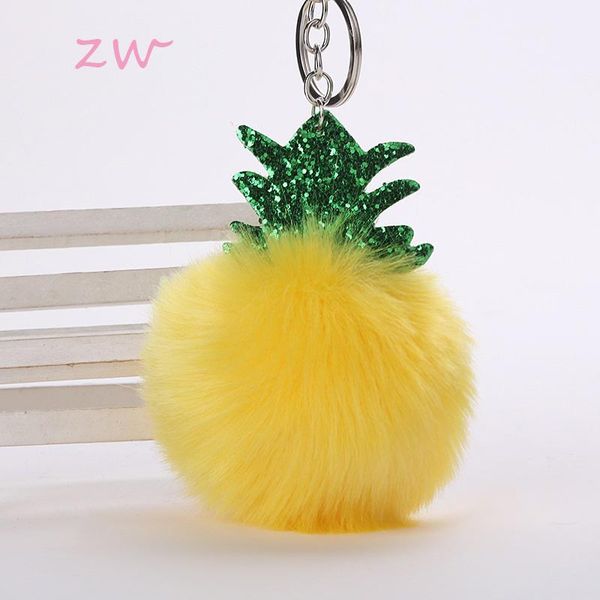 keychains cute chaveiro fruit pineapple pompom fur ball glitter leaf sequins keyring women bag pendant car key chains holder diy, Silver
keychains cute chaveiro fruit pineapple pompom fur ball glitter leaf sequins keyring women bag pendant car key chains holder diy, Silver