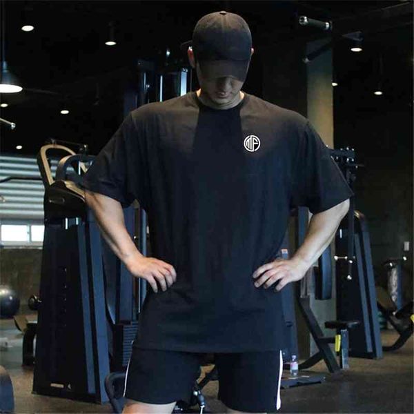 brand gym clothing fitness wear oversized t shirt men hip hop sportswear loose short sleeve t-shirt muscle bodybuilding tshirt 210421, White;black
brand gym clothing fitness wear oversized t shirt men hip hop sportswear loose short sleeve t-shirt muscle bodybuilding tshirt 210421, White;black