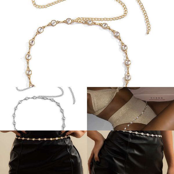 inlaid new fashion alloy body simple micro diamond single layer waist chain for women, Silver
inlaid new fashion alloy body simple micro diamond single layer waist chain for women, Silver