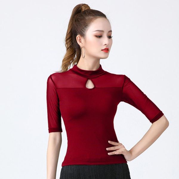 stage wear latin women dance basic training suit girl dancewear ballroom samba tango flamengo dancing practice t-shirt costume, Black;red
stage wear latin women dance basic training suit girl dancewear ballroom samba tango flamengo dancing practice t-shirt costume, Black;red