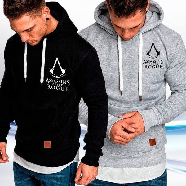 men's hoodies & sweatshirts assassin's logo solid color printed sportswear casual fashion drawstring pullover (4colors) s-4xl, Black
men's hoodies & sweatshirts assassin's logo solid color printed sportswear casual fashion drawstring pullover (4colors) s-4xl, Black