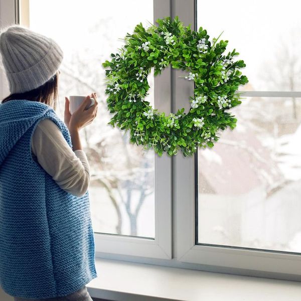 simulation leaf wreath round artificial garland hanging pendants wedding decoration spring decorative flowers & wreaths
simulation leaf wreath round artificial garland hanging pendants wedding decoration spring decorative flowers & wreaths