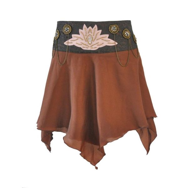 skirts corzzet steampunk womens beads & chains floral asymmetrical brown skirt vintage ruffles femme burlesque gothic clothing, Black
skirts corzzet steampunk womens beads & chains floral asymmetrical brown skirt vintage ruffles femme burlesque gothic clothing, Black