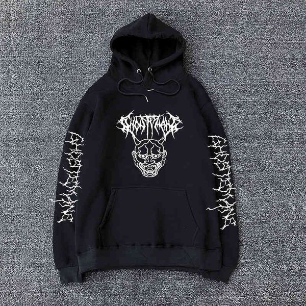mens designer t shirts popular rapper european and american new product selling ghostemane printed hip-hop hooded warm jack, Black
mens designer t shirts popular rapper european and american new product selling ghostemane printed hip-hop hooded warm jack, Black