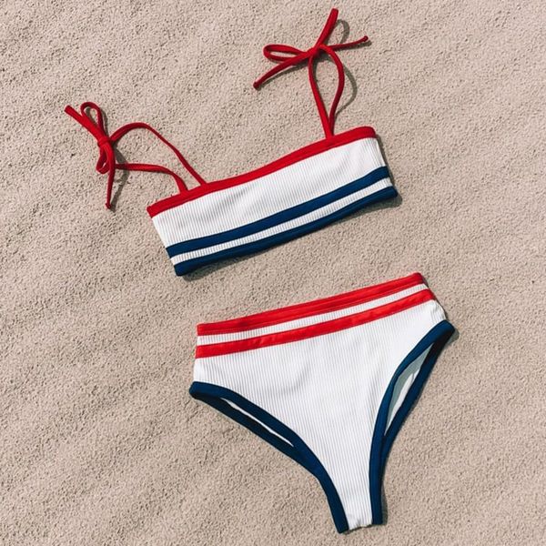 ribbed high waist bikini 2021 women bandeau swimsuit female swimwear two pieces bikini set bather tie strap bathing suit swimb
ribbed high waist bikini 2021 women bandeau swimsuit female swimwear two pieces bikini set bather tie strap bathing suit swimb