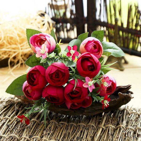 decorative flowers & wreaths 32cm bouquet rose bud artificial silk peonies wedding home decoration fake flower
decorative flowers & wreaths 32cm bouquet rose bud artificial silk peonies wedding home decoration fake flower