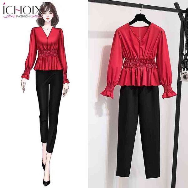 women's sweaters female ichoix autumn kits of two arrivals korean elegant chiffon long-sleeve shirt + thin pants long suit parts 145d, White;black
women's sweaters female ichoix autumn kits of two arrivals korean elegant chiffon long-sleeve shirt + thin pants long suit parts 145d, White;black