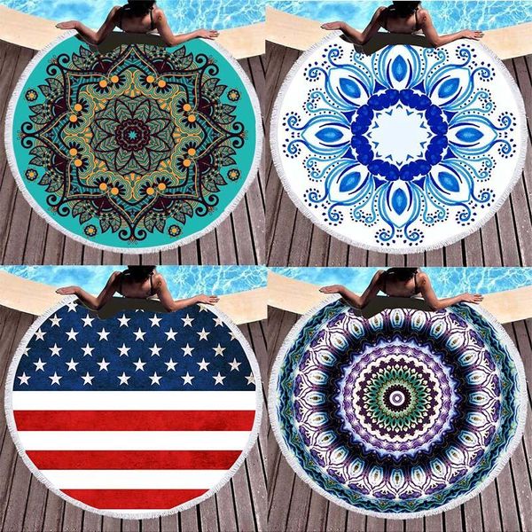 extra large round beach towel with summer outdoor printed handy to carry picnic mat
extra large round beach towel with summer outdoor printed handy to carry picnic mat
