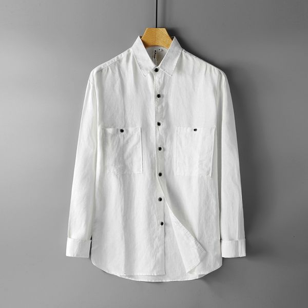 men's t-shirts autumn long sleeve linen white brand fashion shirt mens casual solid for men loose flax shirts male camisa uw3t, White;black
men's t-shirts autumn long sleeve linen white brand fashion shirt mens casual solid for men loose flax shirts male camisa uw3t, White;black