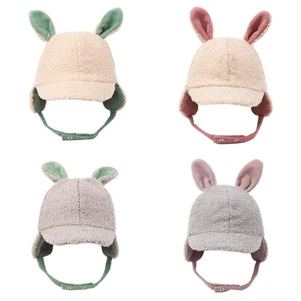 ears winter warm kids children beanie cap girls boys plush ear protector hat caps & hats, Yellow
ears winter warm kids children beanie cap girls boys plush ear protector hat caps & hats, Yellow