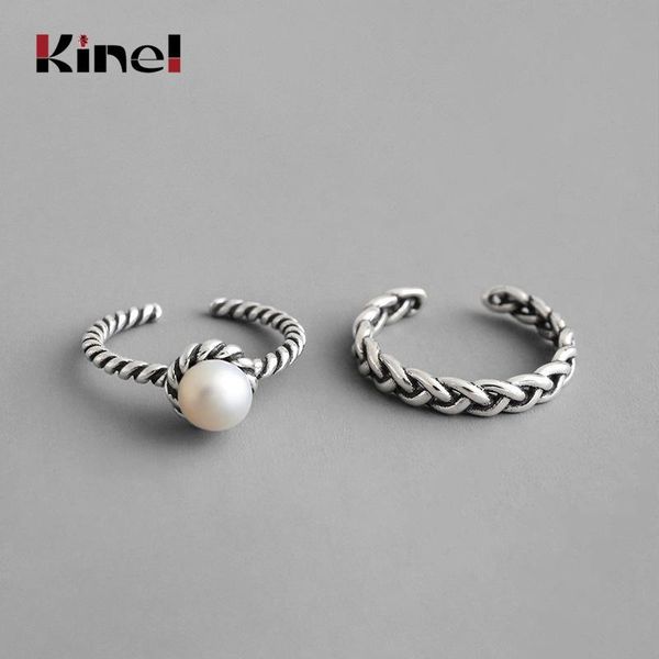 cluster rings kinel 2021 fashion small natural freshwater pearl for women stackable real 925 sterling silver ring jewelry gift, Golden;silver
cluster rings kinel 2021 fashion small natural freshwater pearl for women stackable real 925 sterling silver ring jewelry gift, Golden;silver