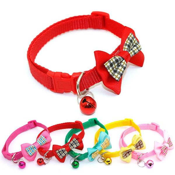 cat collars & leads pet collar with bell lovely bow dog neck strap adjustable buckle kitten puppy animal accessories
cat collars & leads pet collar with bell lovely bow dog neck strap adjustable buckle kitten puppy animal accessories