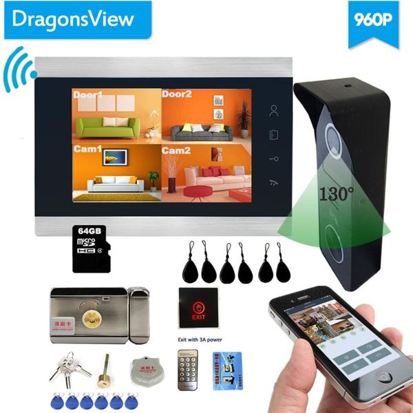 dragonsview 7 inch video intercom wifi door phone wireless doorbell camera waterproof rfid unlock motion record 960p phones
dragonsview 7 inch video intercom wifi door phone wireless doorbell camera waterproof rfid unlock motion record 960p phones