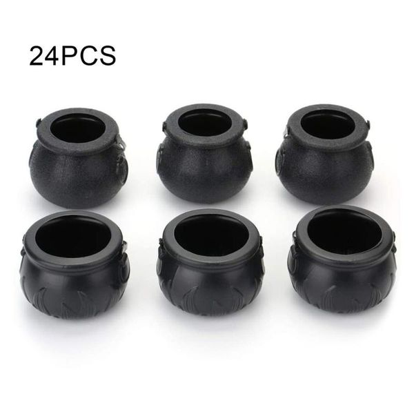 christmas decorations 24pcs/set mini cauldron kettles cups halloween party pendant black barrel children's hand-held toy
christmas decorations 24pcs/set mini cauldron kettles cups halloween party pendant black barrel children's hand-held toy