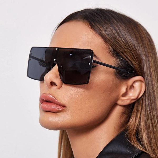 fashion sunglass designer square sunglasses women vintage oversized 2021 trend female sun glasses shades for, White;black
fashion sunglass designer square sunglasses women vintage oversized 2021 trend female sun glasses shades for, White;black