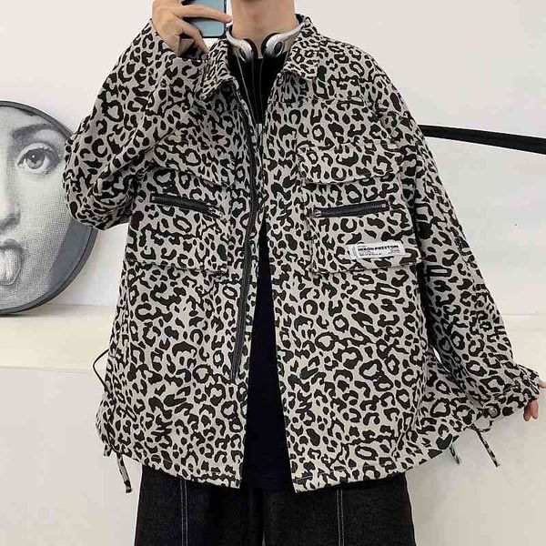 men's jackets autumn cotton leopard fashion retro casual tooling mens streetwear wild loose hip hop bomber men i3ws, Black;brown
men's jackets autumn cotton leopard fashion retro casual tooling mens streetwear wild loose hip hop bomber men i3ws, Black;brown