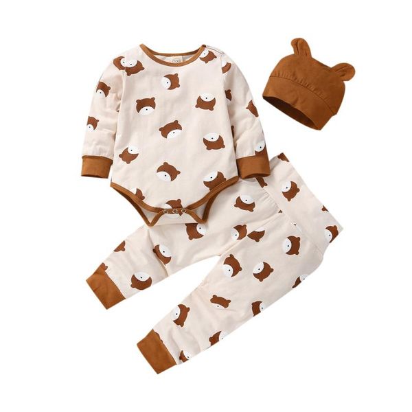 clothing sets 0-24m born infant baby boy girl 3pcs autumn set long sleeve animal printed bodysuit pants hat, White
clothing sets 0-24m born infant baby boy girl 3pcs autumn set long sleeve animal printed bodysuit pants hat, White
