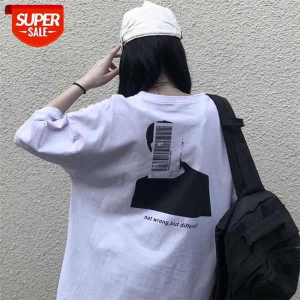 vintage sense of short-sleeved t-shirt female korean style loose trendy harajuku bf lazy wind strange blouse body #bz4q, White
vintage sense of short-sleeved t-shirt female korean style loose trendy harajuku bf lazy wind strange blouse body #bz4q, White