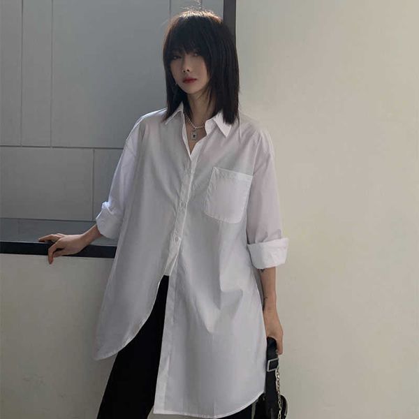 spring autumn fashion women asymmetry loose white shirts side split design turn-down collar long blouses femme v36 210608
spring autumn fashion women asymmetry loose white shirts side split design turn-down collar long blouses femme v36 210608