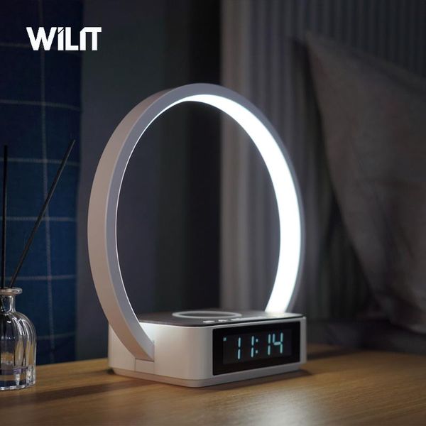 wilit touch dimmer night light led bedside table lamp with wireless charger and digital clock for bedroom lamps
wilit touch dimmer night light led bedside table lamp with wireless charger and digital clock for bedroom lamps