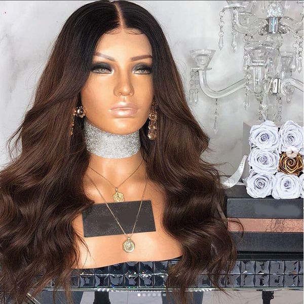 fashionable wig beautiful goddess synthetic wigs women's black gradient brown split bangs long curly hair women's headwear wig
fashionable wig beautiful goddess synthetic wigs women's black gradient brown split bangs long curly hair women's headwear wig