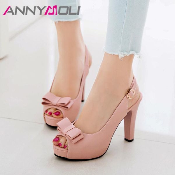 dress shoes annymoli high heels women pumps buckle platform spike heel slingbacks bow peep toe party female plus size 33-43, Black
dress shoes annymoli high heels women pumps buckle platform spike heel slingbacks bow peep toe party female plus size 33-43, Black