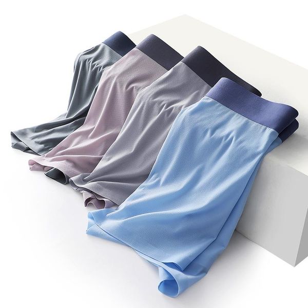 underpants men's breather underwear men boxer shorts flat pants santibacterial ice silk panties comfortable fit non marking underpant, Black;white
underpants men's breather underwear men boxer shorts flat pants santibacterial ice silk panties comfortable fit non marking underpant, Black;white