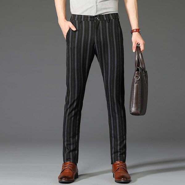 men's pants 5 colors formal dress men fashion office trousers man stretch striped wedding business cotton black pant for male 30-38
men's pants 5 colors formal dress men fashion office trousers man stretch striped wedding business cotton black pant for male 30-38